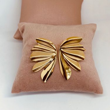 Brinco Asa de Borboleta - Dourado