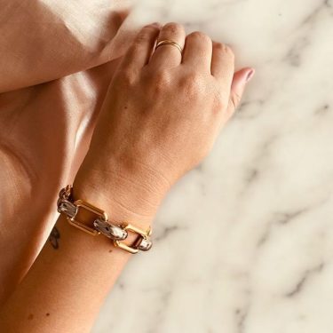 Pulseira Cartier - Doura e Prata 01