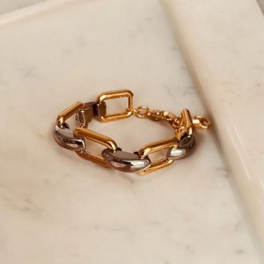 Pulseira Cartier - Doura e Prata